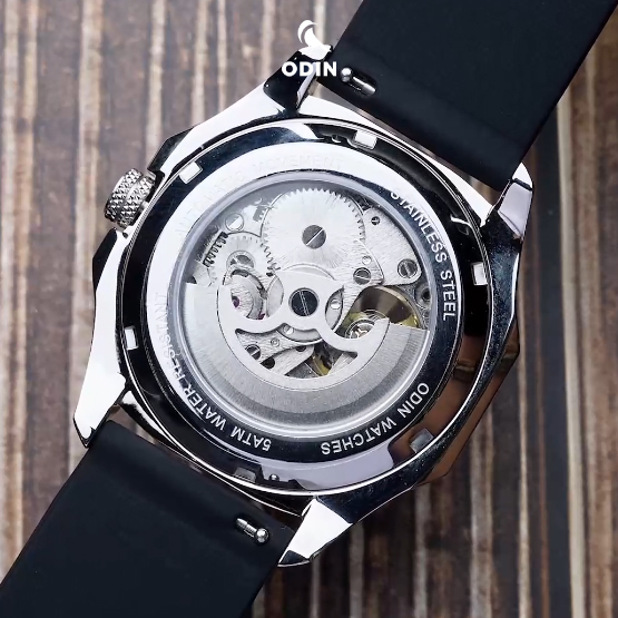 Đồng hồ cơ ODIN GHOST x Full Kiểu Dây - Ảnh 7