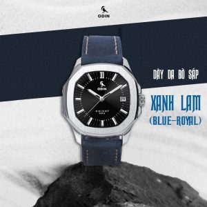 Đồng hồ ODIN Knight V1 x Dây da Blue Royal