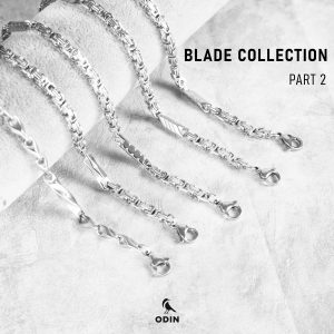 Vòng tay ODIN Blade Collection - thép Titanium 316 (PART 2)