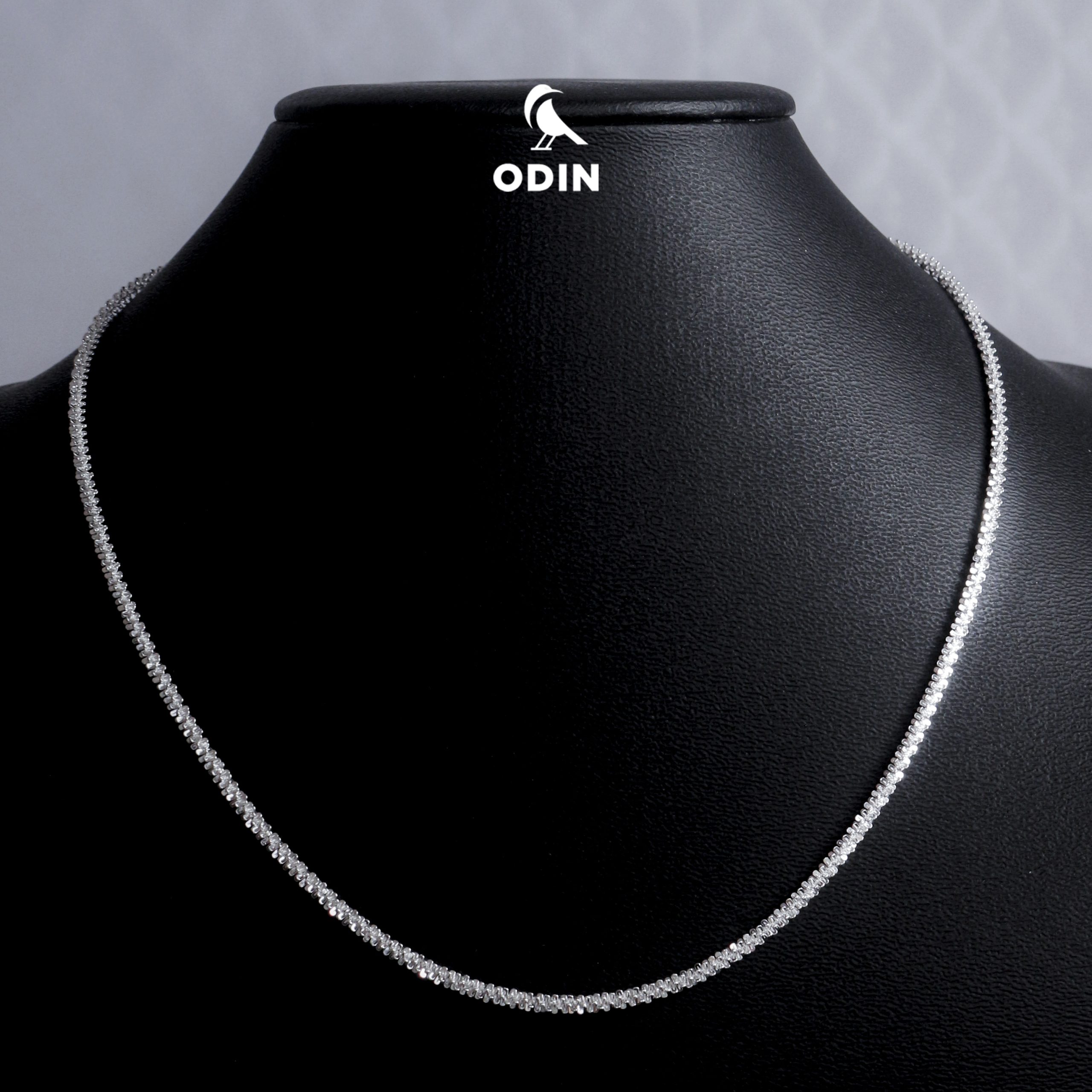 Dây Chuyền Lụa Bạc CORAL 2mm