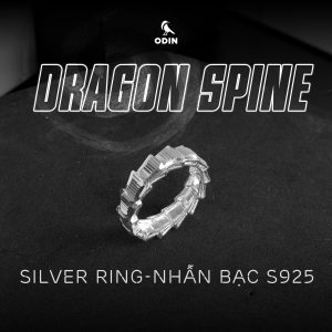 Nhẫn Bạc Dragon Spine