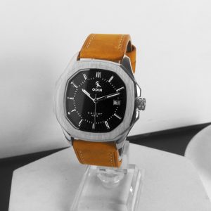 Đồng hồ ODIN Knight V1 Silver x Dây da vàng cát sandy yellow